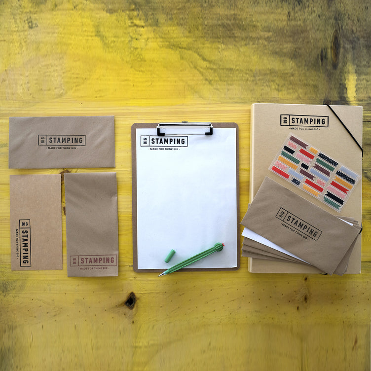 Papelería personalizada con sellos BigStamping