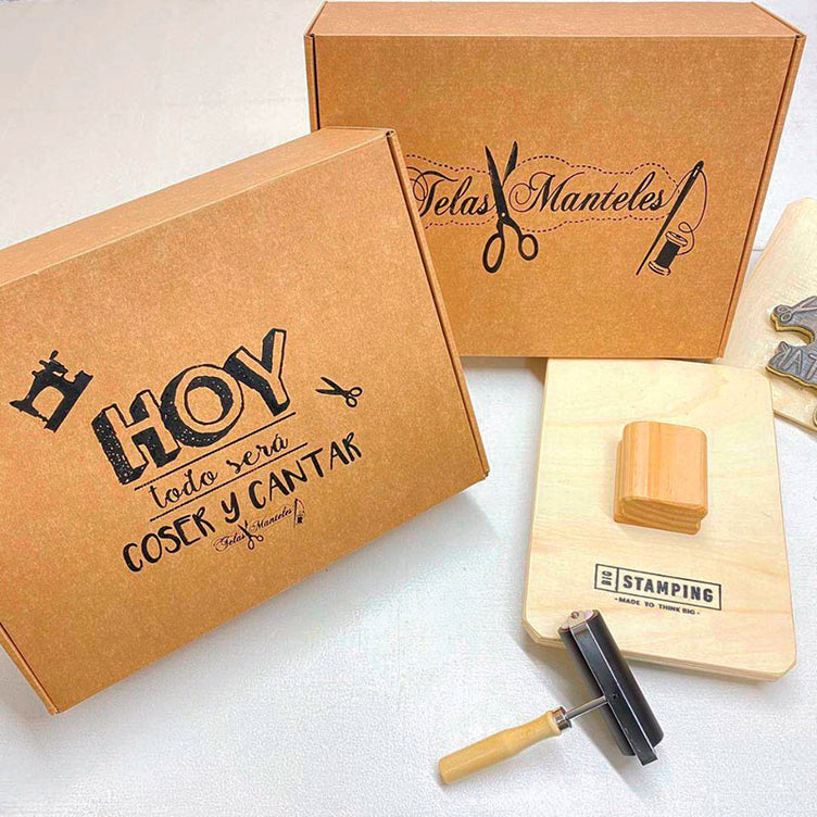 Sello Super Personalizar Cajas Cartón