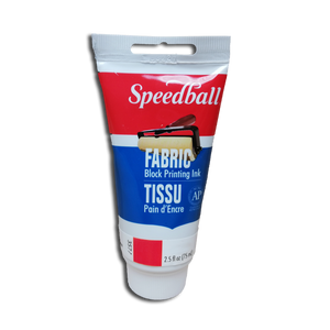 tinta para tejidos roja speedball