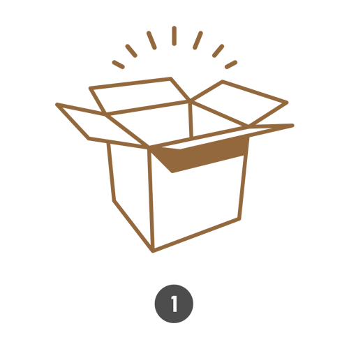 Öffne das Paket und staune!