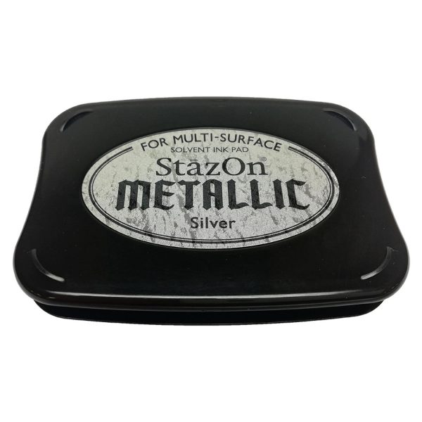 Fast Dry Ink Stazon Silver